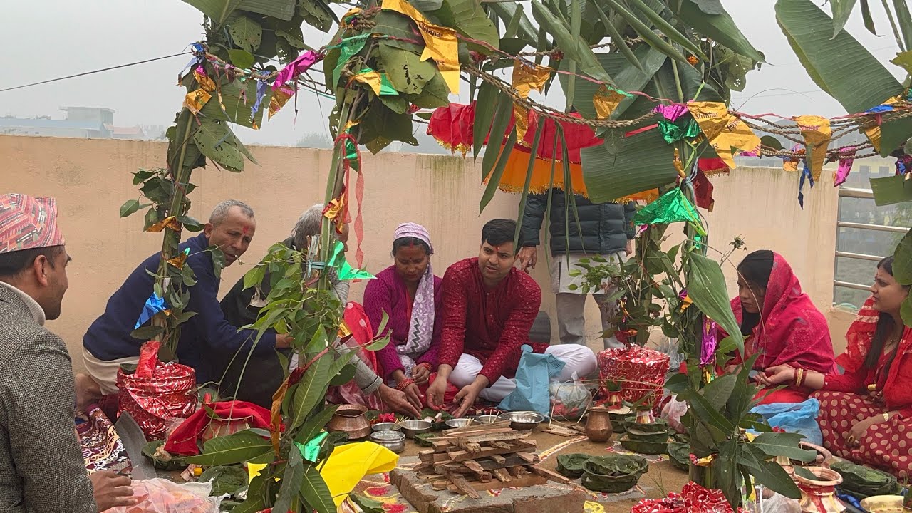 Himal vai ko ghr puja ma sabai sanga vetghat at pargatinagar