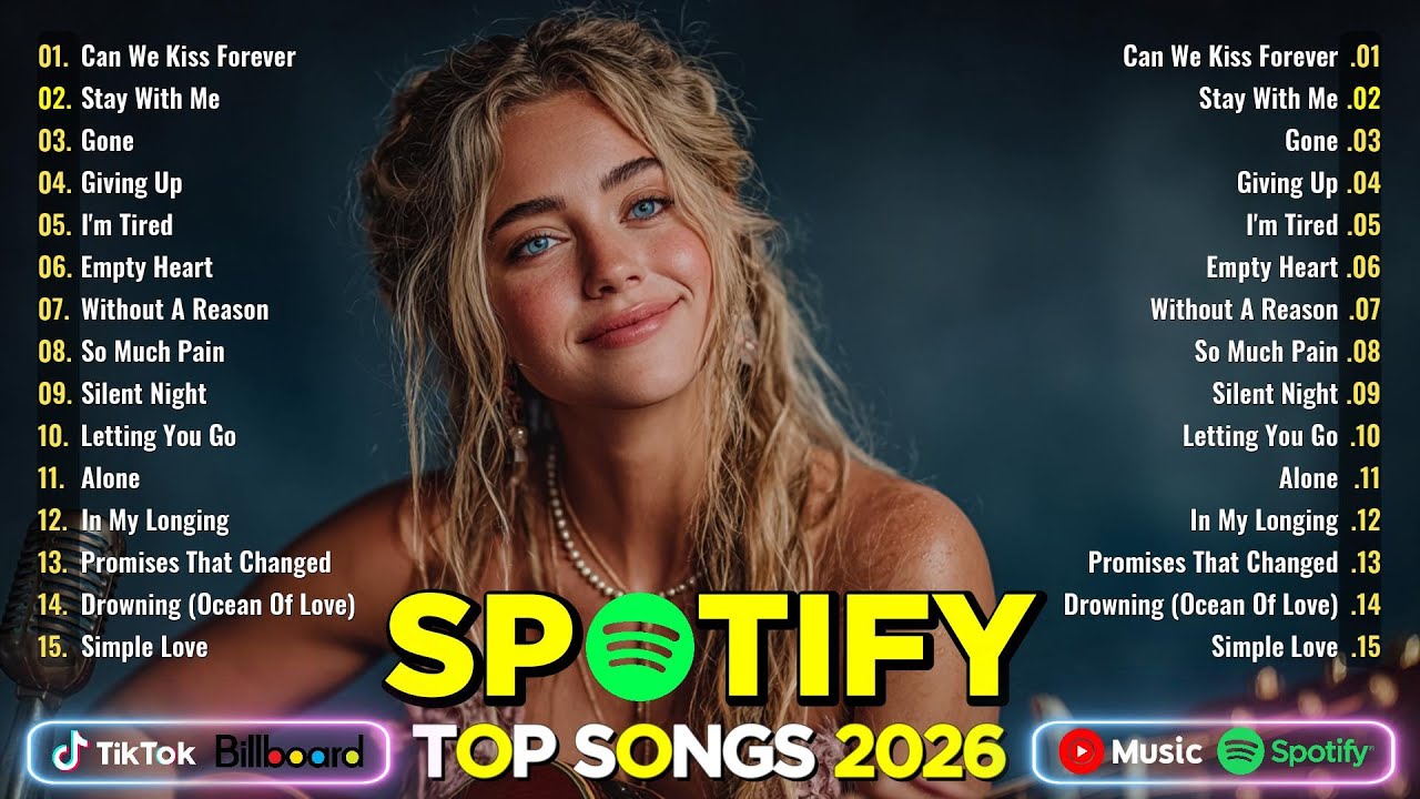 Pop Songs 2026 ❤️ Emotional Vibes Songs | Adele, Selena Gomez, Sia, Olivia Rodrigo