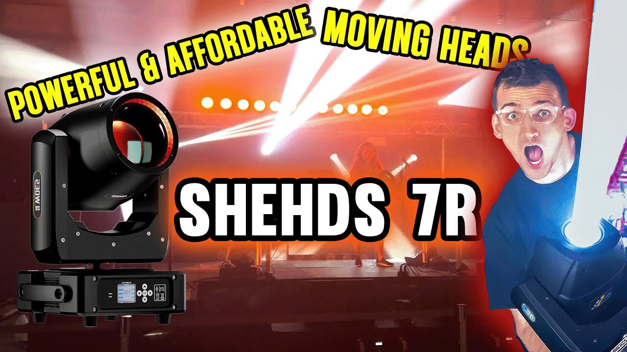 Upgrading My Moving Heads: SHEHDS 230W 7R BEAM MOVERS + ZOOM LIGHT