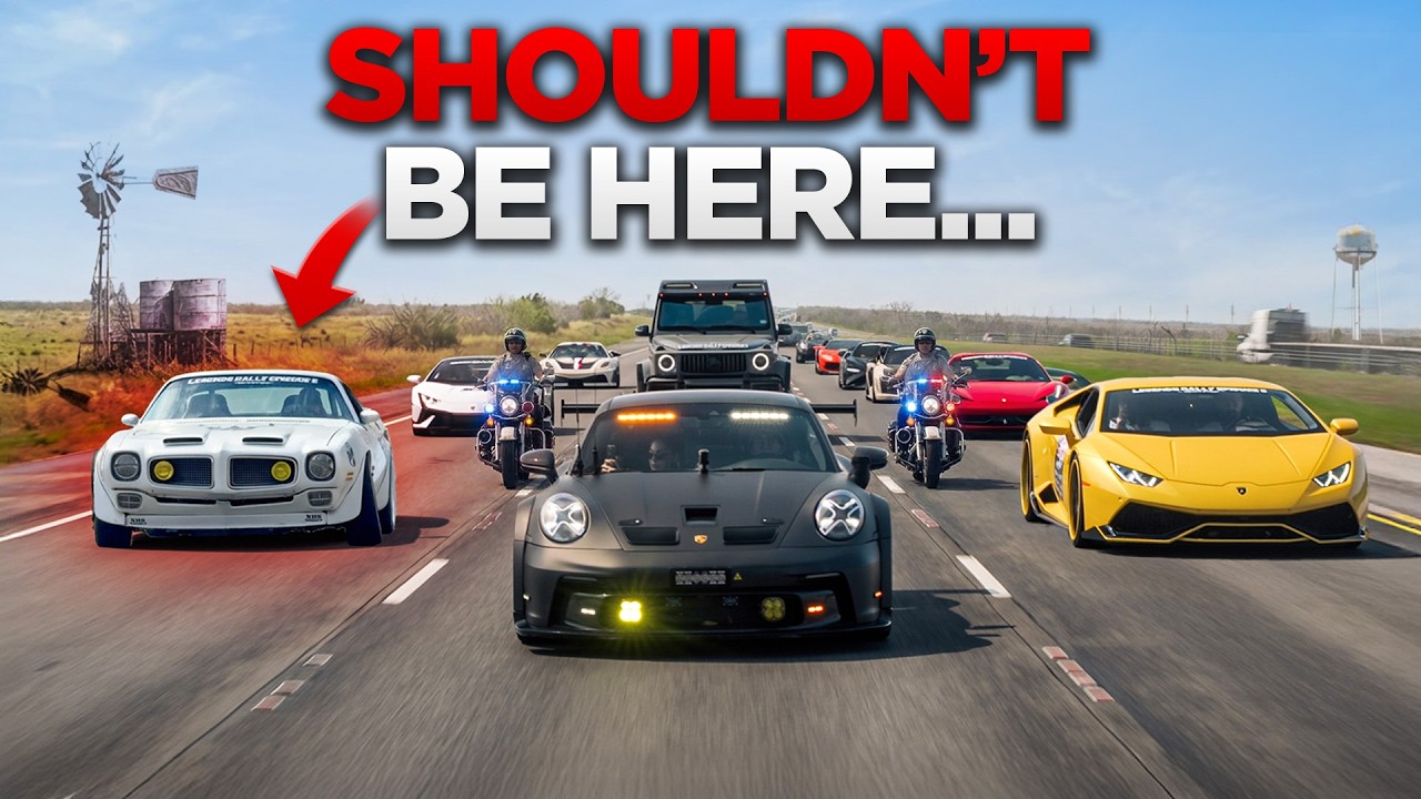 Annoying Millionaires by sneaking our cheap Junkyard car into a Supercar Rally (BAD IDEA)