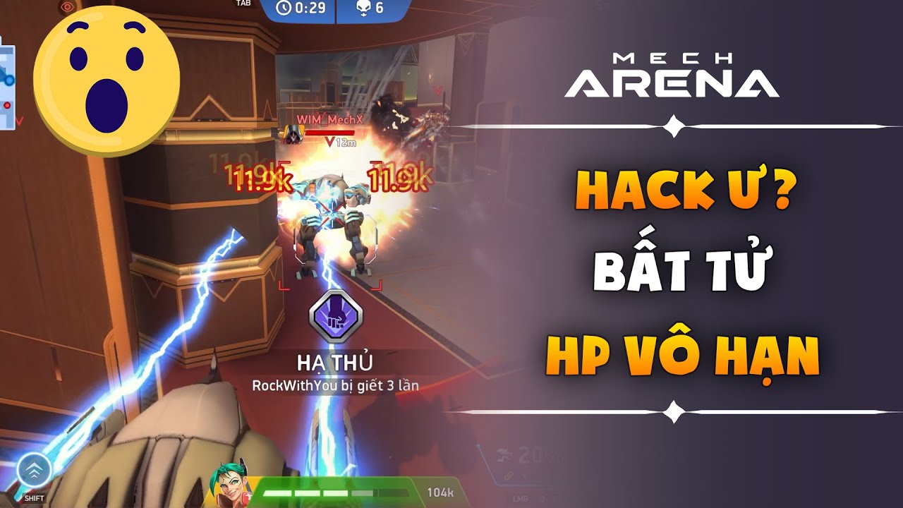 Cosplay Viewer - Anh bạn này bất tử, HP hồi vô hạn - Mech Arena