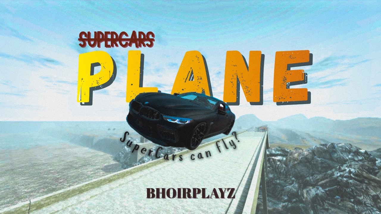 Super Cars vs Long Jump Challenge | BeamNG.drive
