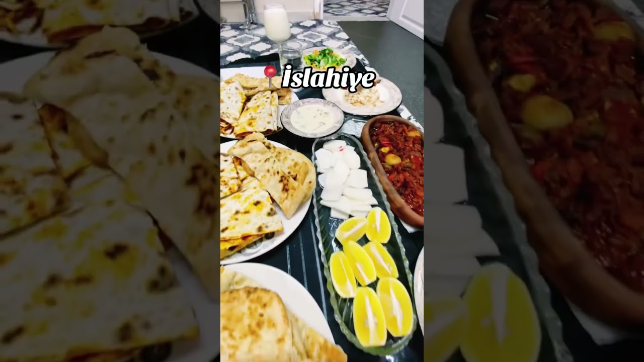 İslahiye&rsquo;de sıradan bir ev sofrası #islahiye #gaziantep #yemek #keşfet