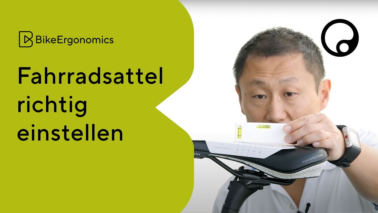 Den Fahrradsattel richtig einstellen - So einfach geht das