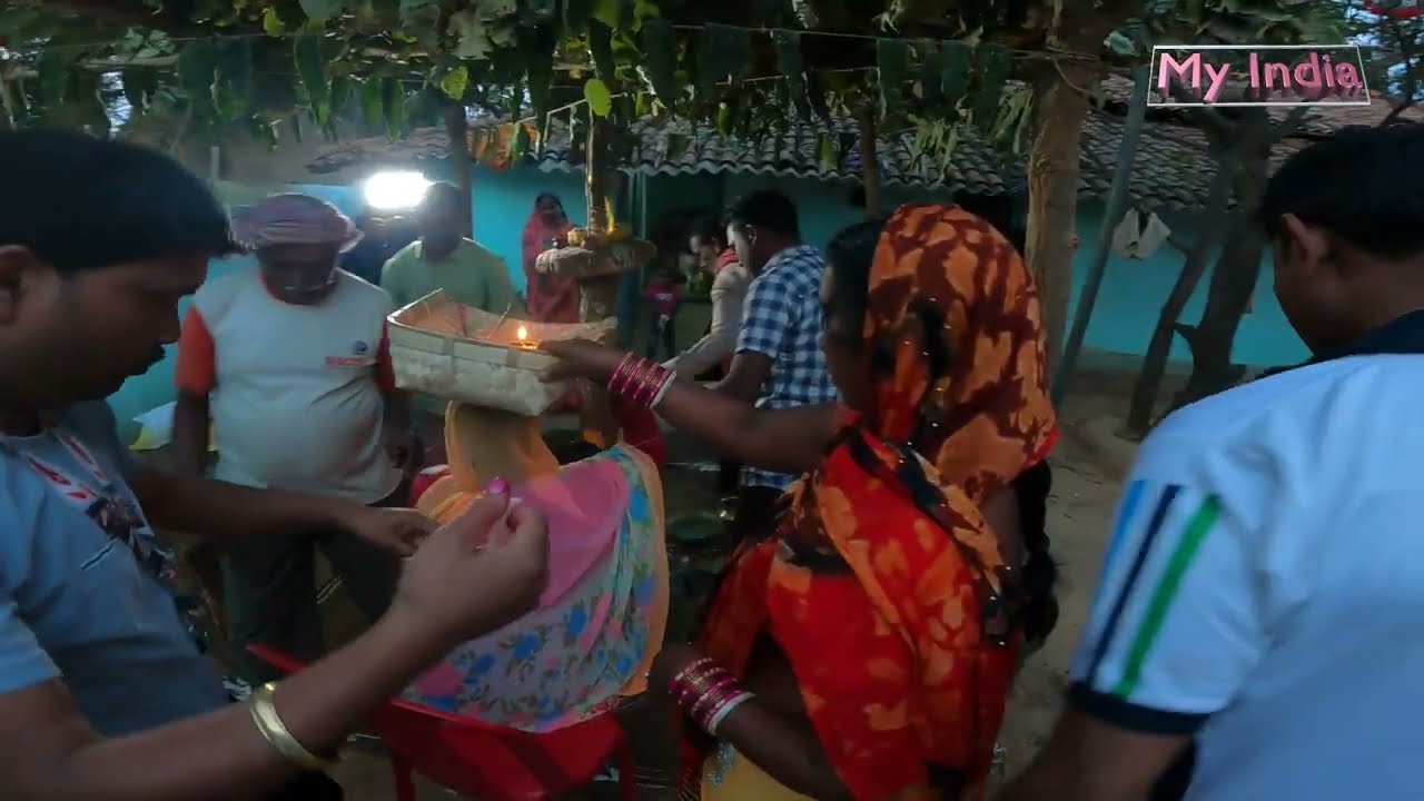 Real India of Jharkhand, Tribal wedding ceremony, India, Jharkhand