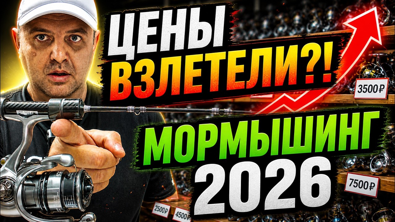 МОРМЫШИНГ и ЦЕНЫ в 2026. От Бюджетных к ТОПам с нуля. Покупаем первый комплект и приманки. #мормо