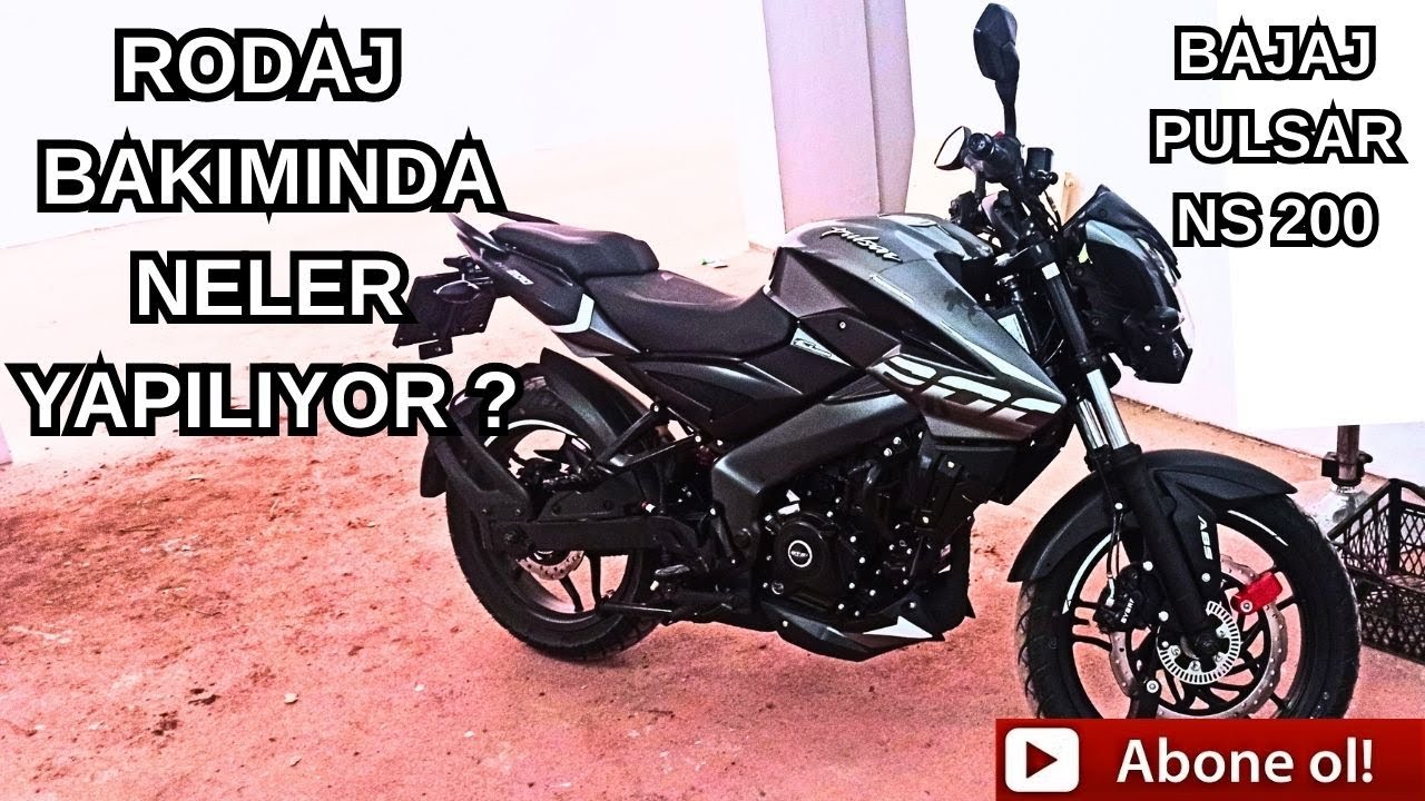 PULSAR NS 200 RODAJ BAKIMI | YAPILAN BÜTÜN İŞLEMLER !