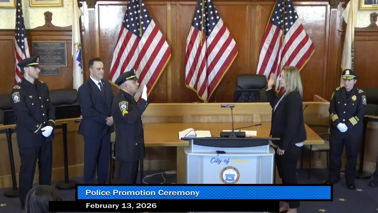 Revere Police Promotion Ceremony 2/13/26