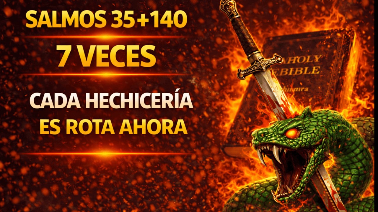 ⚖️ SALMO 35 + 140: La Oración que Rompe Maldiciones, Envidia y Libera tu Vida AHORA 🔥🛡️