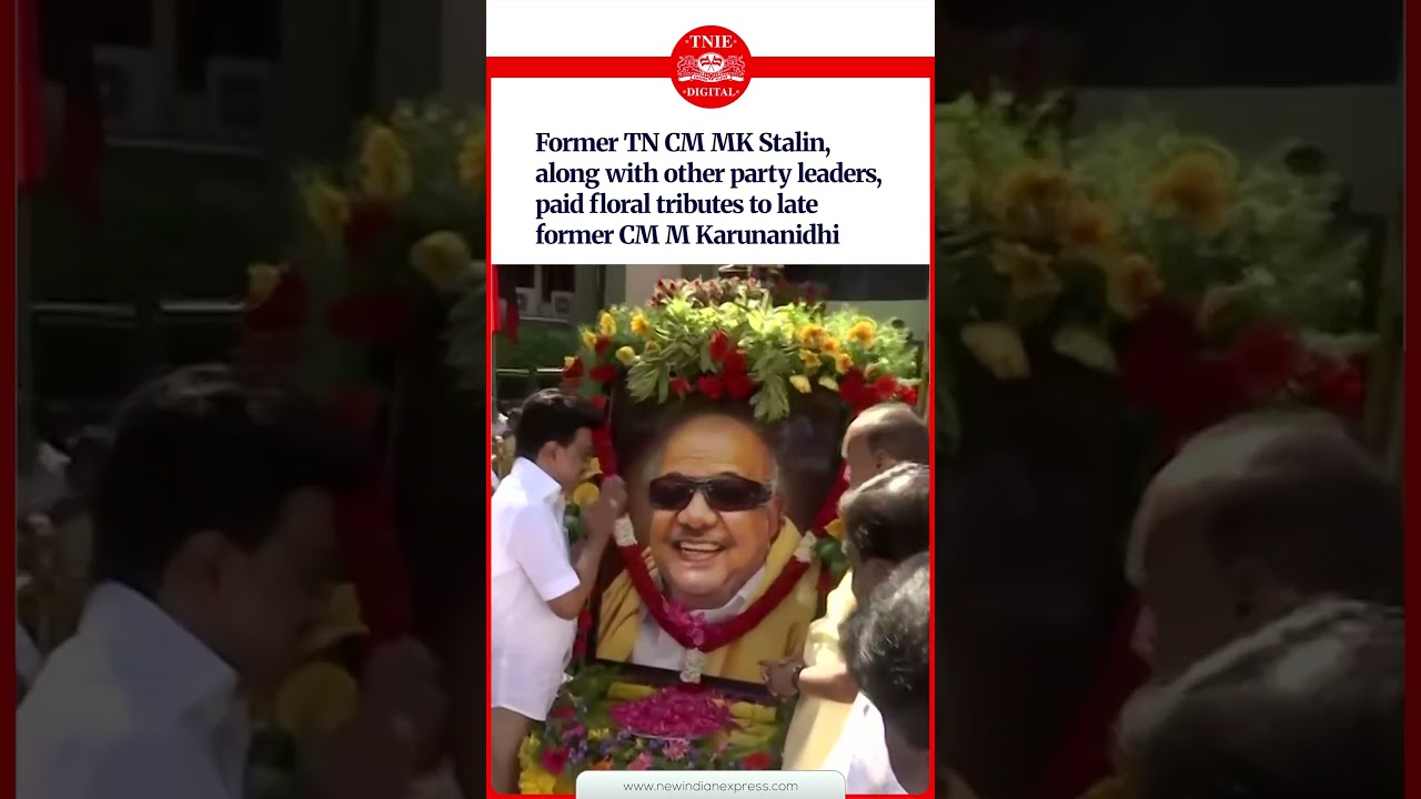 MK Stalin Pays Tribute to Kalaignar on 102nd Birth Anniversary