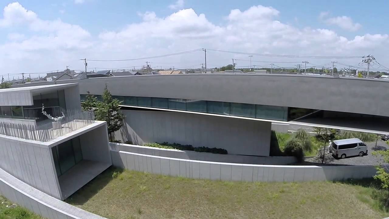 ホキ美術館建物空撮