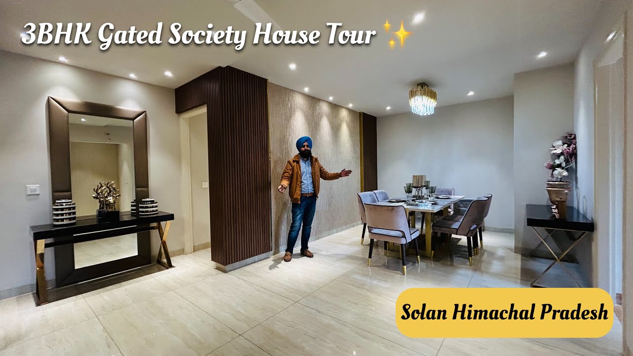 3BHK Gated Society House Tour in Solan , Himachal Pradesh ✨ #basschakproperty