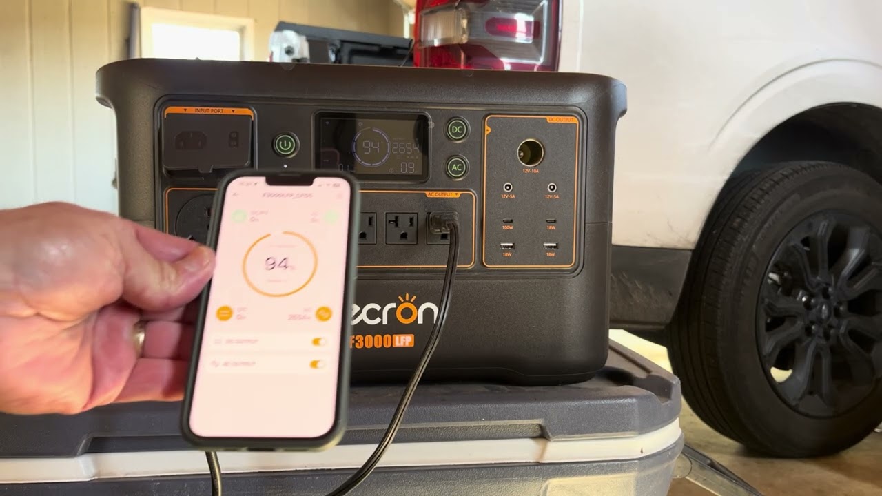 Pecron F3000 basic setup video