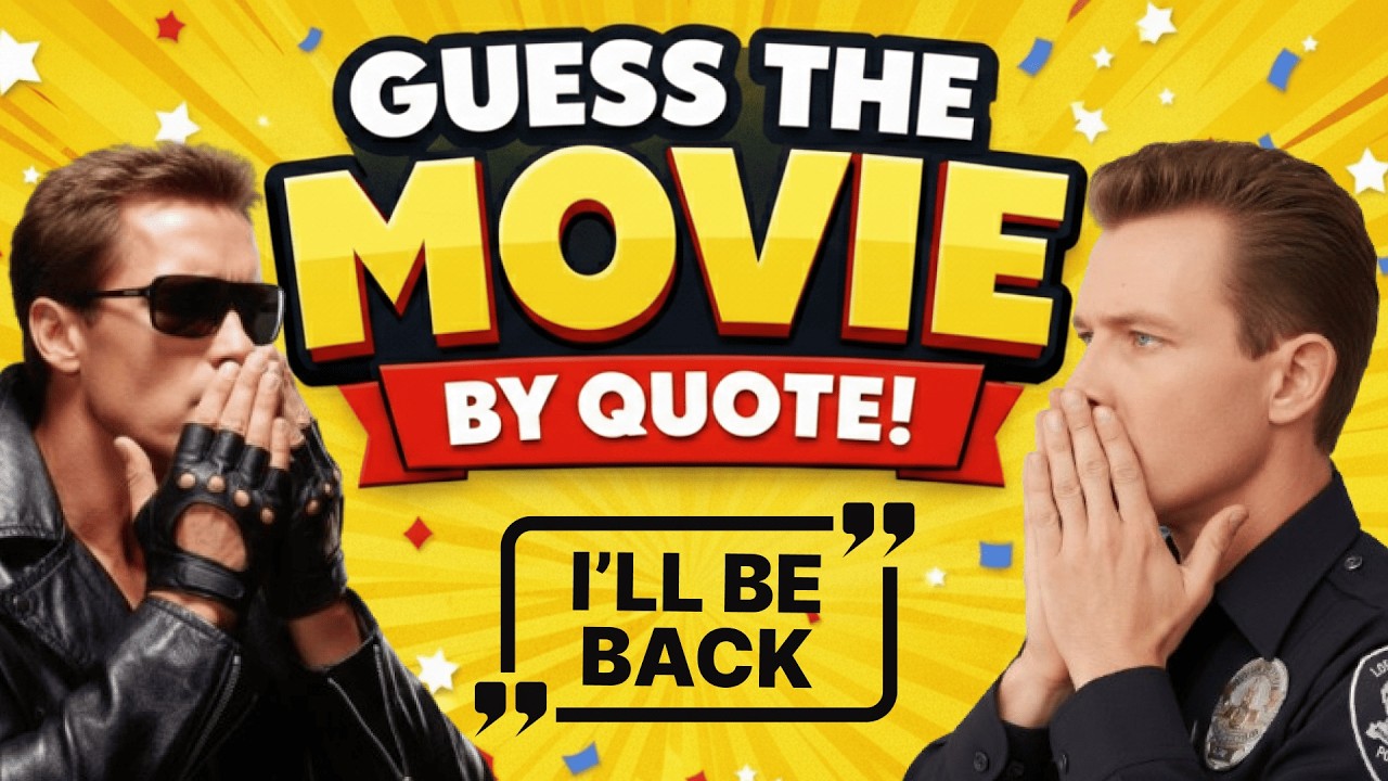 Guess the Movie by Famous Quote | Movie Quiz