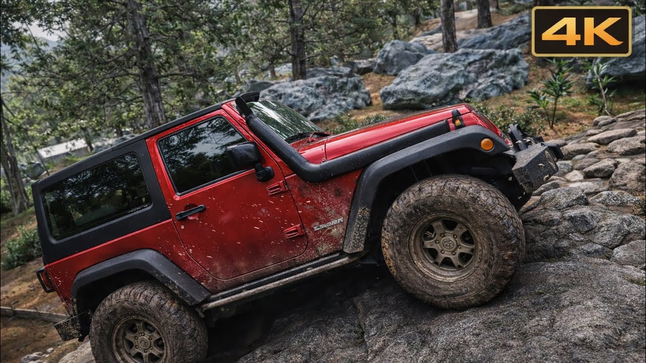 Part 2 -Jeep Extreme Offroad in Jungle 🌿 | Insane Rock Crawling | Forza Horizon 5  4k