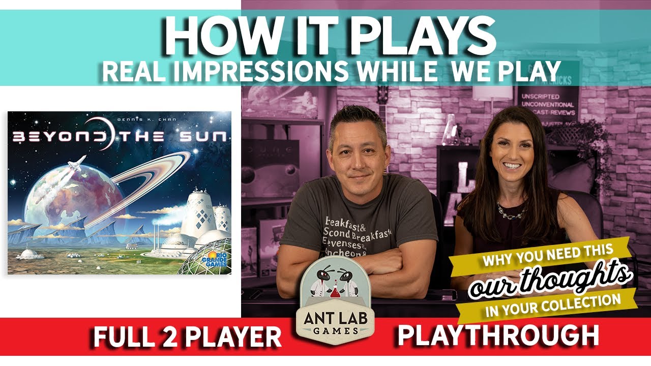 Beyond the Sun Boardgame 2-Player Gameplay
