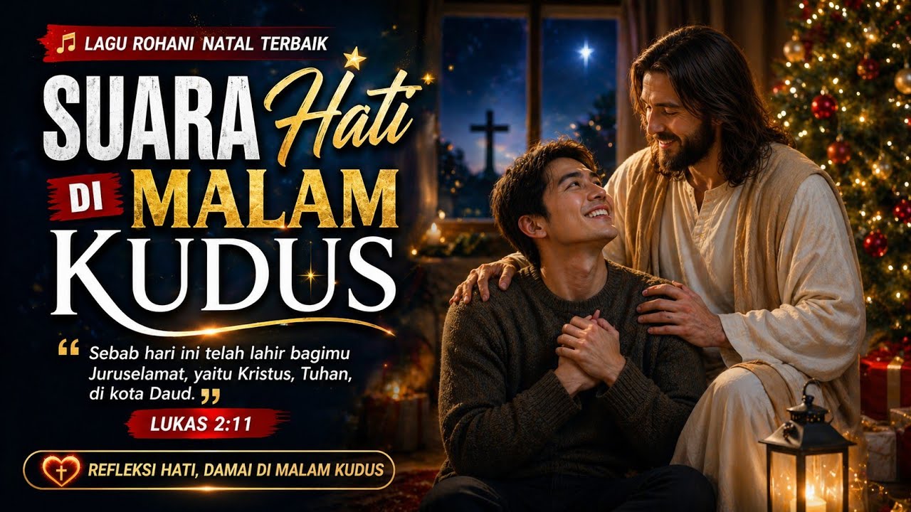 SUARA HATI DI MALAM KUDUS | Lagu Rohani Natal Menyentuh Jiwa - Nada Surgawi Music