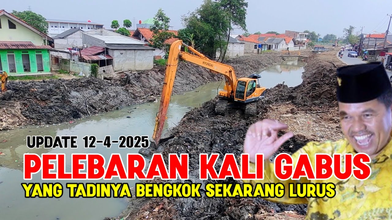 KALI GABUS KEMBALI LURUS AIR NYA PUN KINI KEMBALI LANCAR