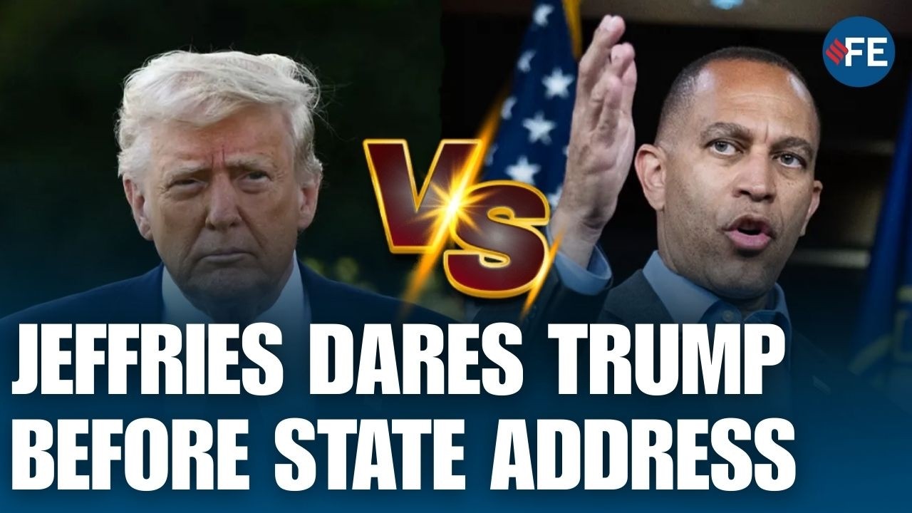 Hakeem Jeffries Challenges Trump Ahead of Explosive State of the Union Address | US News
