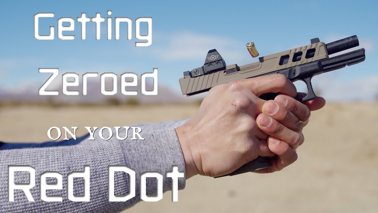 How to Zero Your Pistol Red Dot - The Easy Way