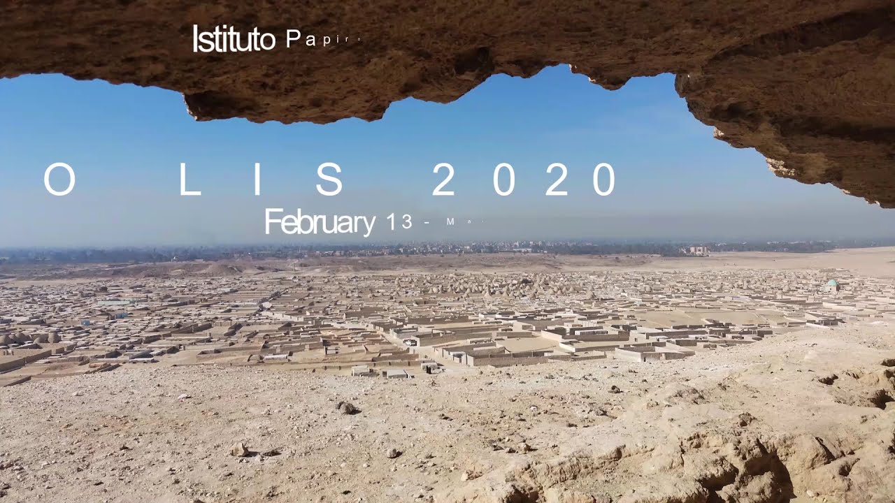Missione Archeologica 2020 dell'Istituto Papirologico 