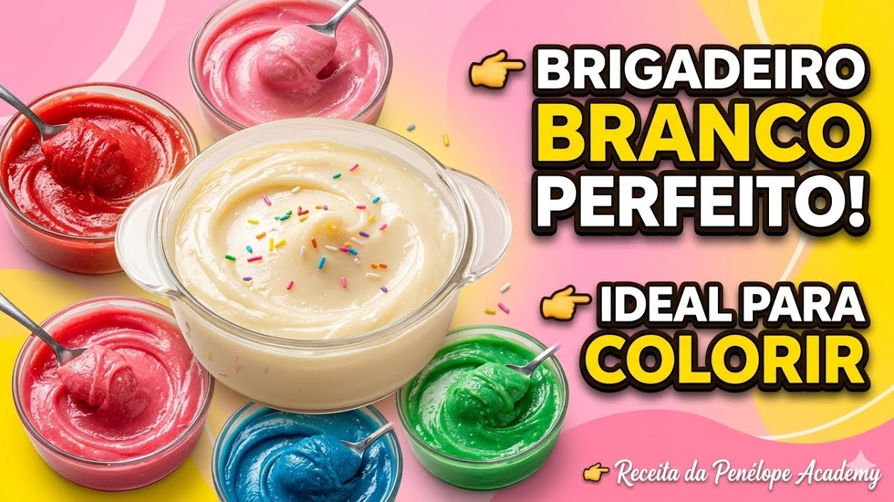 BRIGADEIRO BRANCO PARA COLORIR (DIA DAS CRIANÇAS)