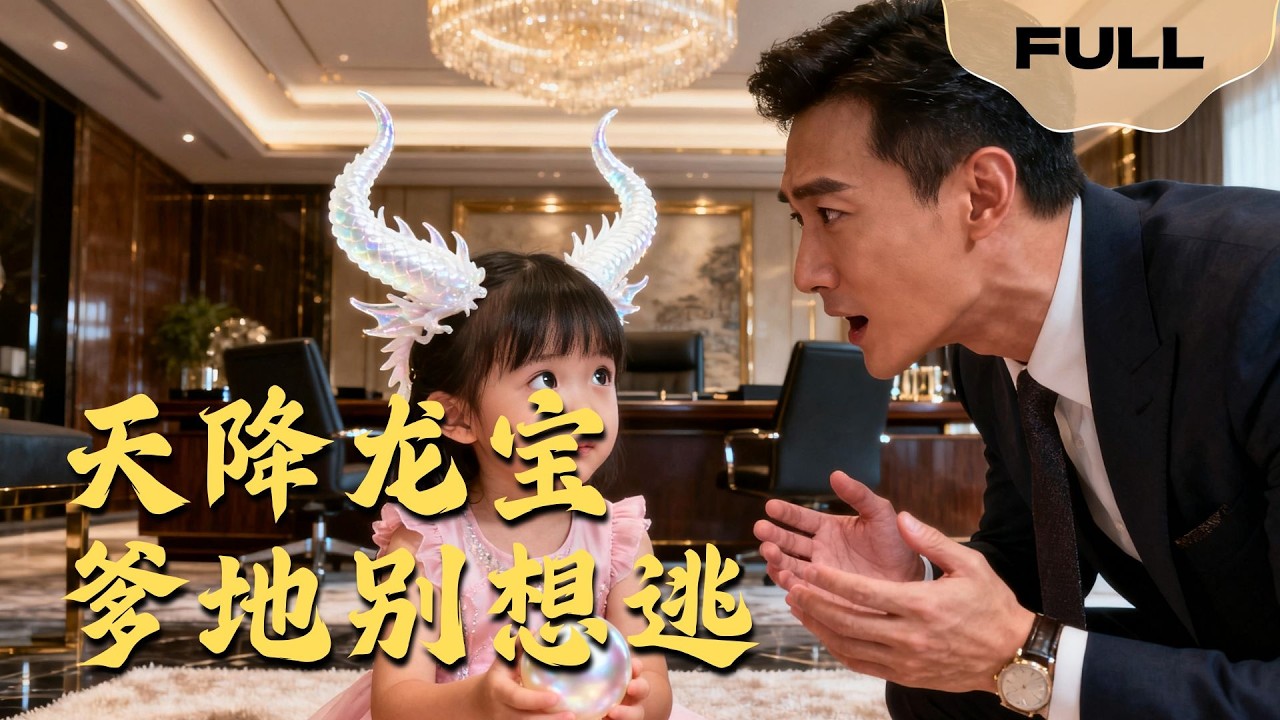 【FULL】天降龙宝爹地别想逃▶龙宫小公主下凡记！吃空家底后被娘亲扔到人间，竟成了首富团宠！#minidrama #精彩大陆短剧