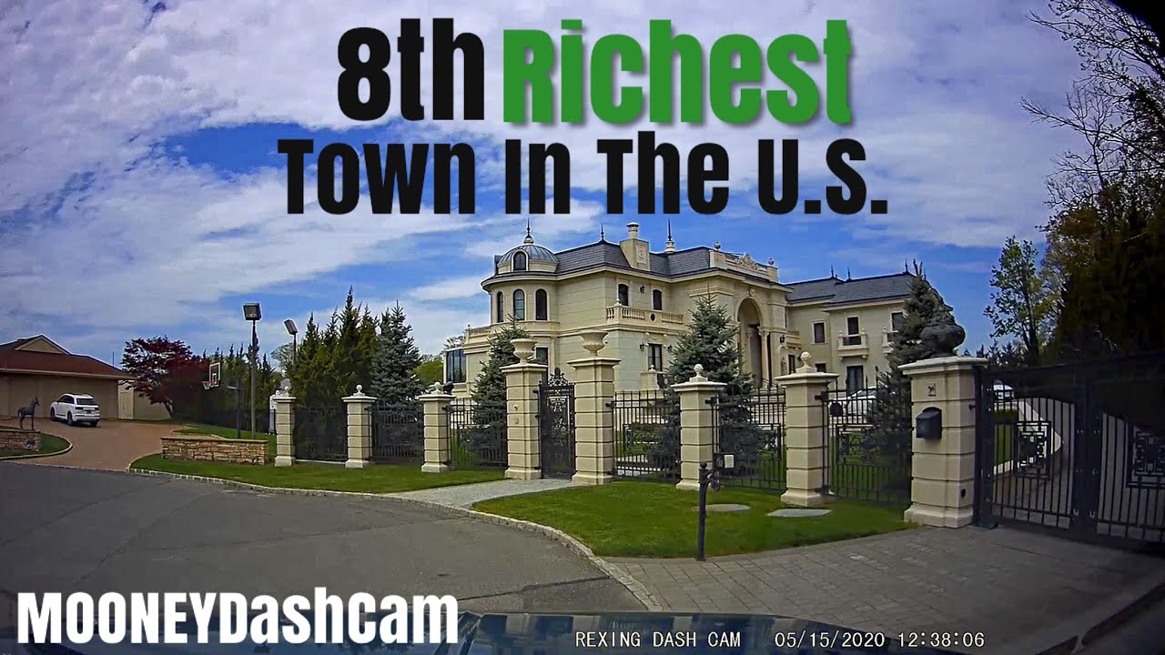 Mansion Dash Cam Tour | Hewlett Harbor Long Island NY