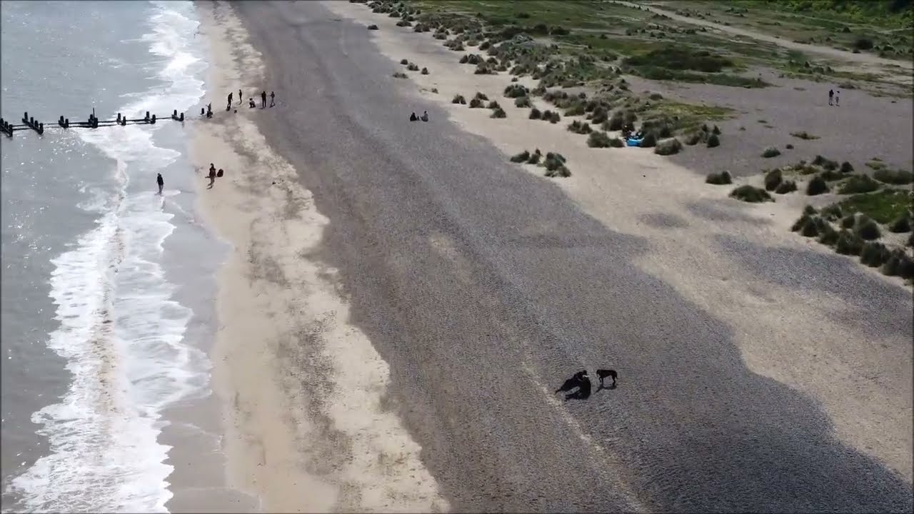 Pakefield Beach - DJI Mini 2 Drone