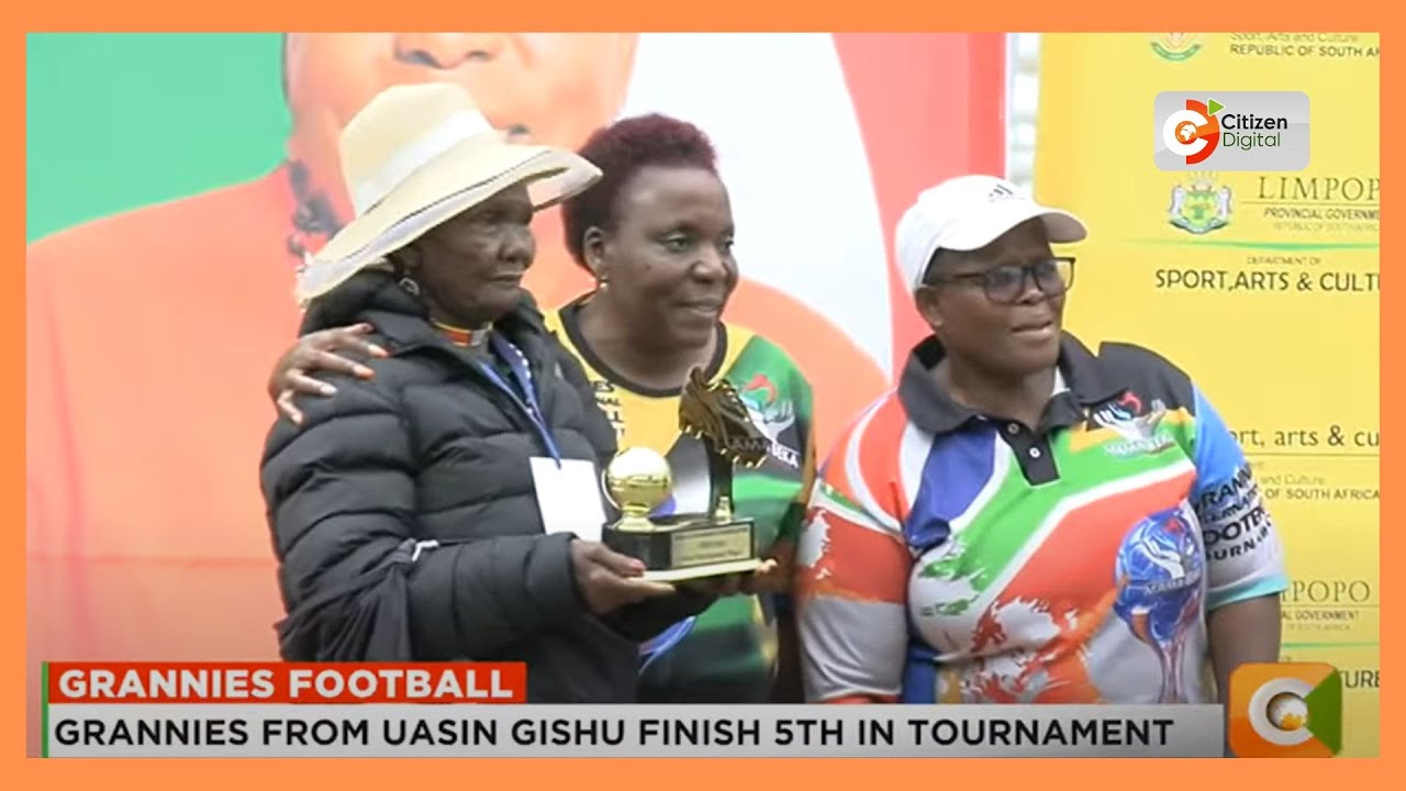 Mutei FC from Uasin Gishu finish 5th in grannies tournament held in South Africa