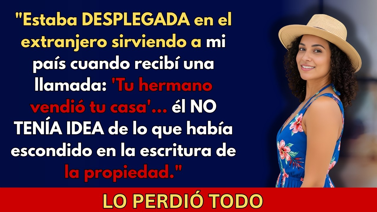 Mientras servía en el extranjero, vendieron mi propiedad. Gran error.