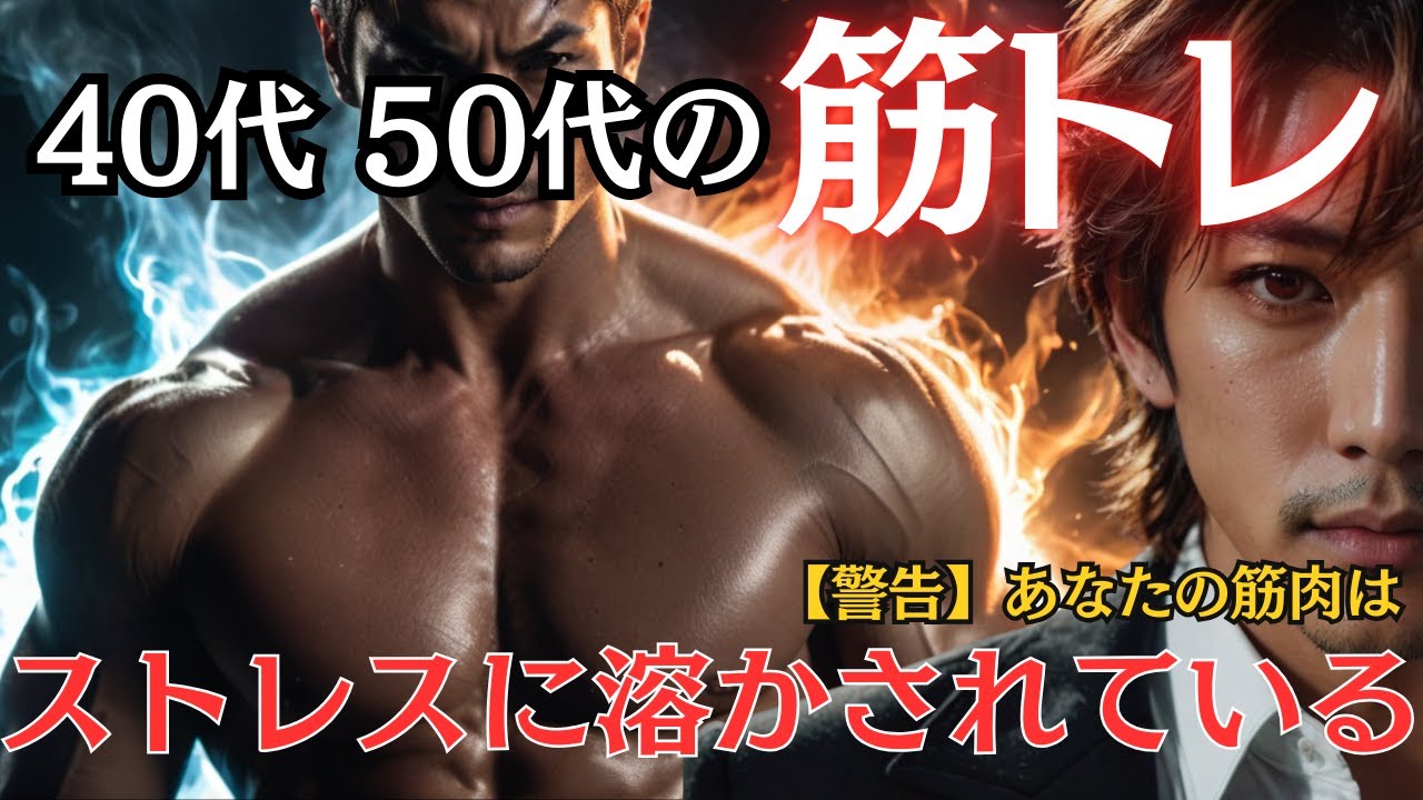 【警告】そのイライラが「筋肉」を溶かしています。40代男性のメンタルを物理的に守る唯一の手段