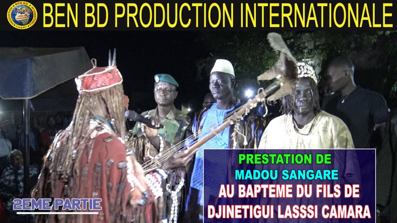 Prèstation de Madou Sangare au Bapteme du Fils de Djinetigui Lassy Camara Partie 2