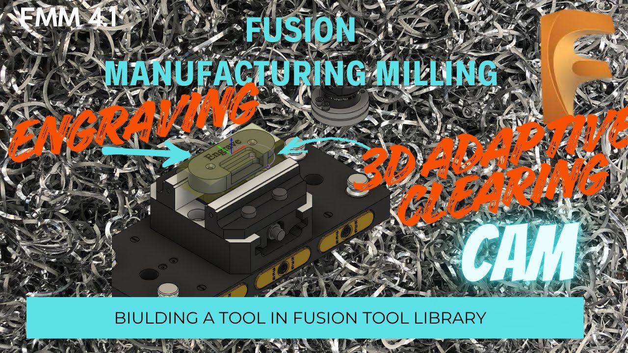 FMM 4.1 Fusion Manufacturing: 3D-адаптивная зачистка, гравировка, зенковка и настройка библиотеки...
