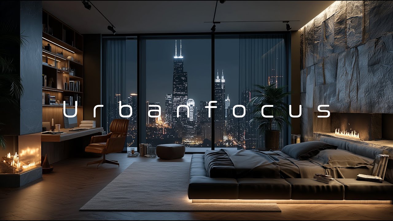 Urban Night Focus | Deep Ambient Music for Work, Study & Productivity