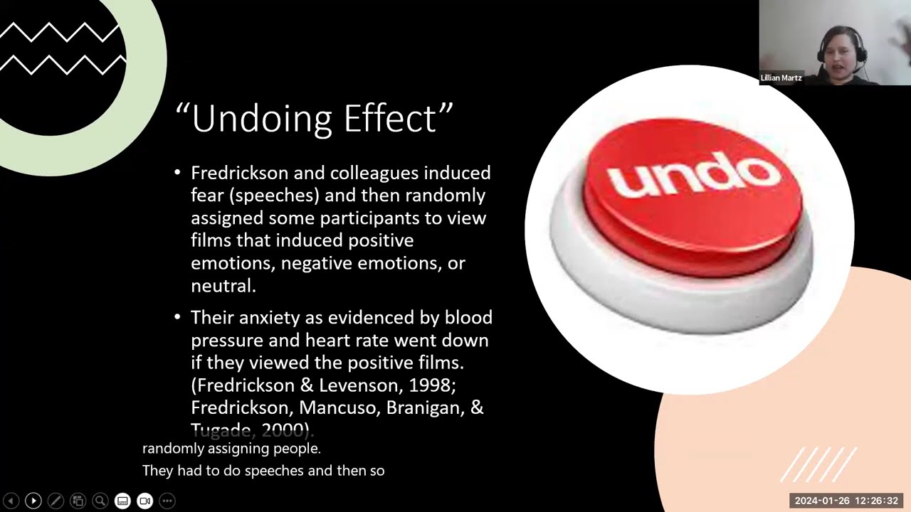 Lillian Module 4: Positive Affect Lecture