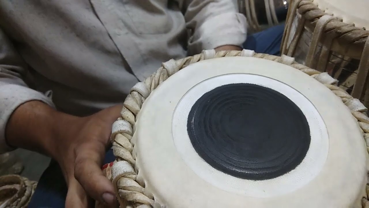 professional quality tabla { 6 inch} bijesar (biya) wood tabla and {3kg} brass dagga