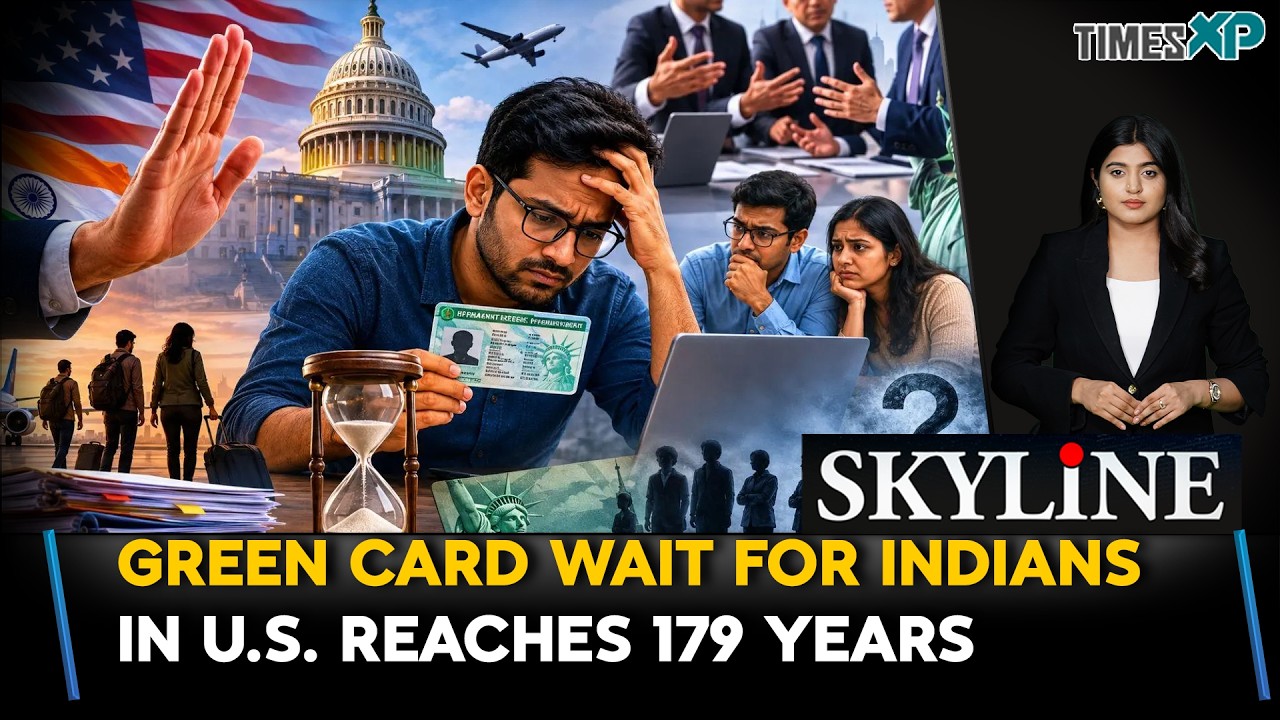 Indians In U.S. Stuck In Green Card Cycle For 179 Years| Skyline With Driti Atri