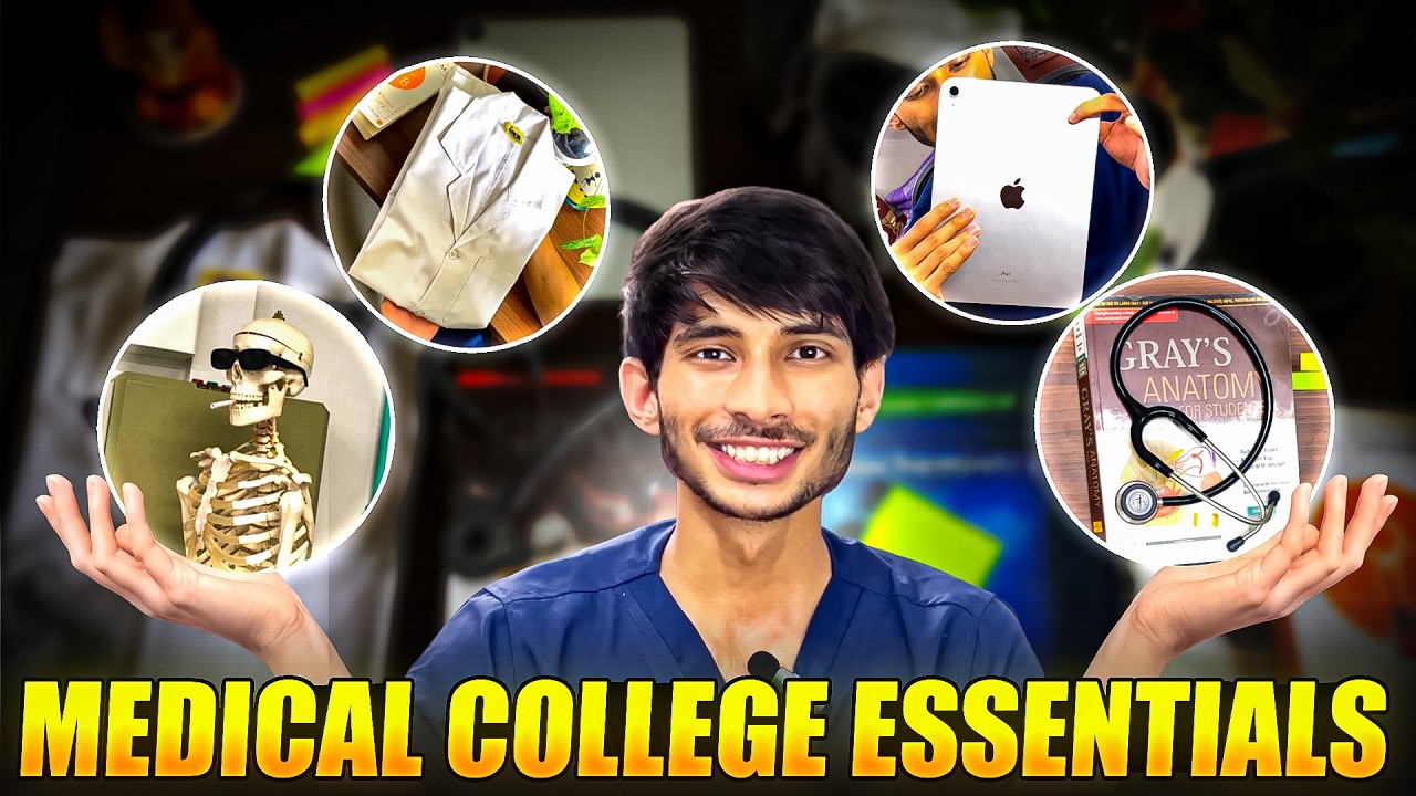 Top 10 Medical College Essentials YOU MUST have!!🩺 |What to buy for 1st yr med college💖|JaiwardhanS.