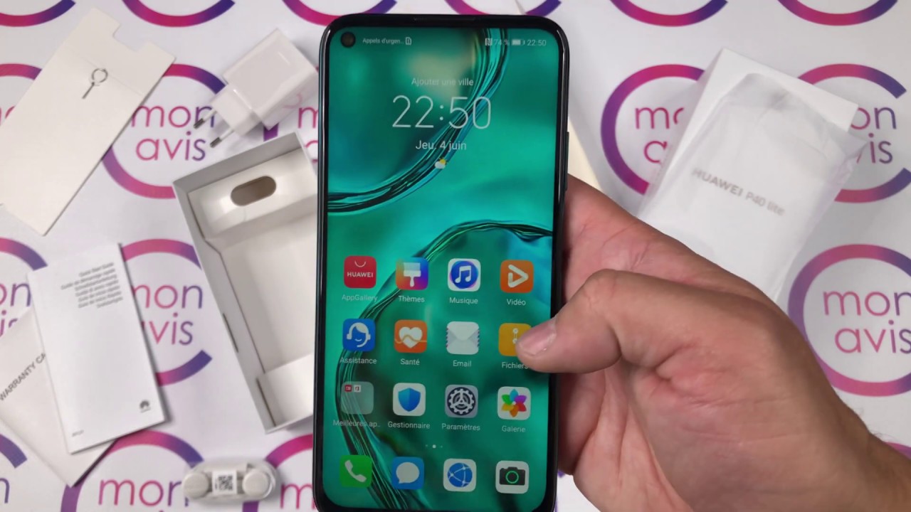 Déballage du Huawei P40 Lite