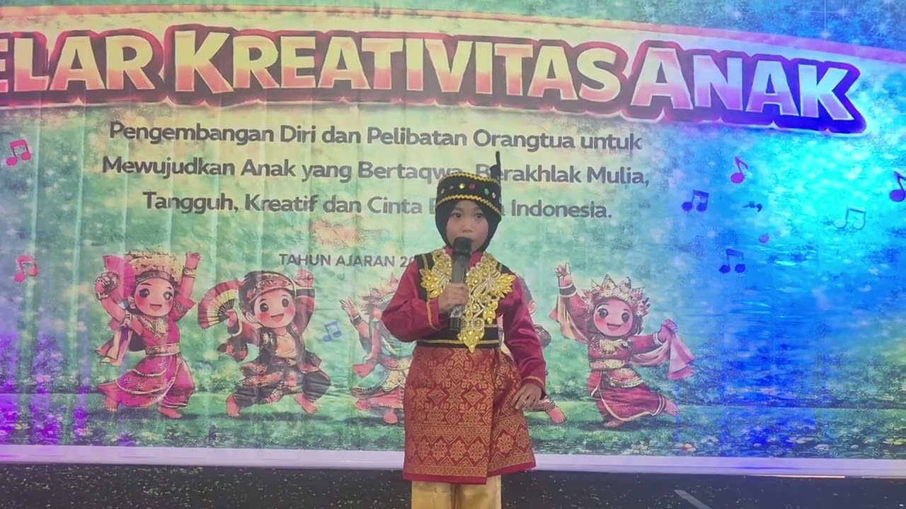 Gelar Kreativitas Anak TK ABA 2 Batam || Tampilan Dari Safa Kelompol B3 