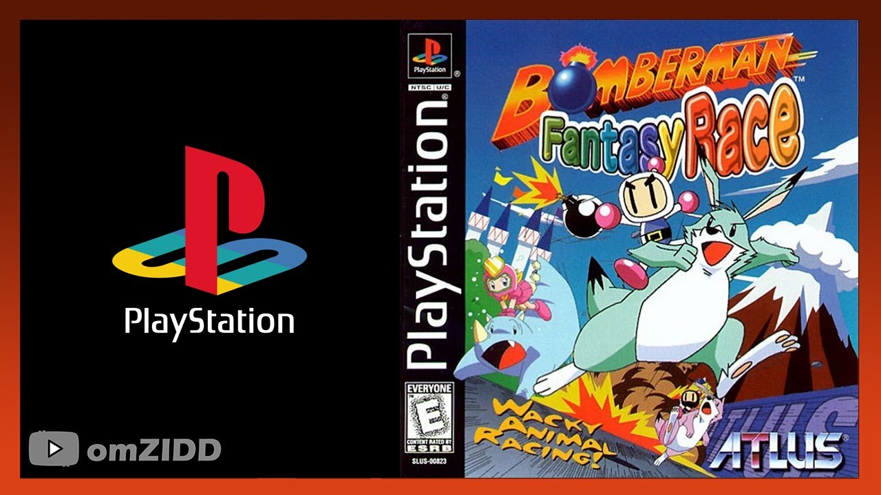 Bomberman Fantasy Race (1998) PS1 - Gameplay HD