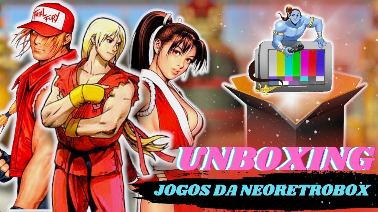 Unboxing &Eacute;pico de Jogos da Neoretrobox
