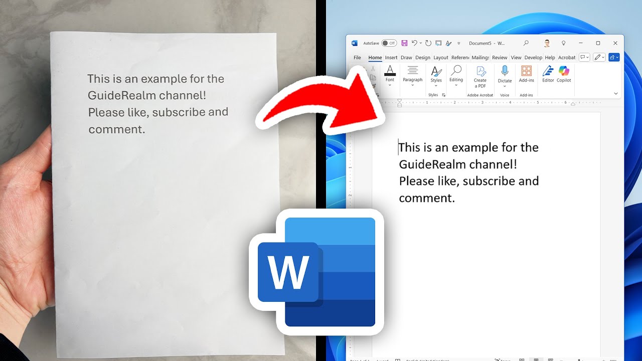 How To Convert Photo To Editable Text In Word - Full Guide