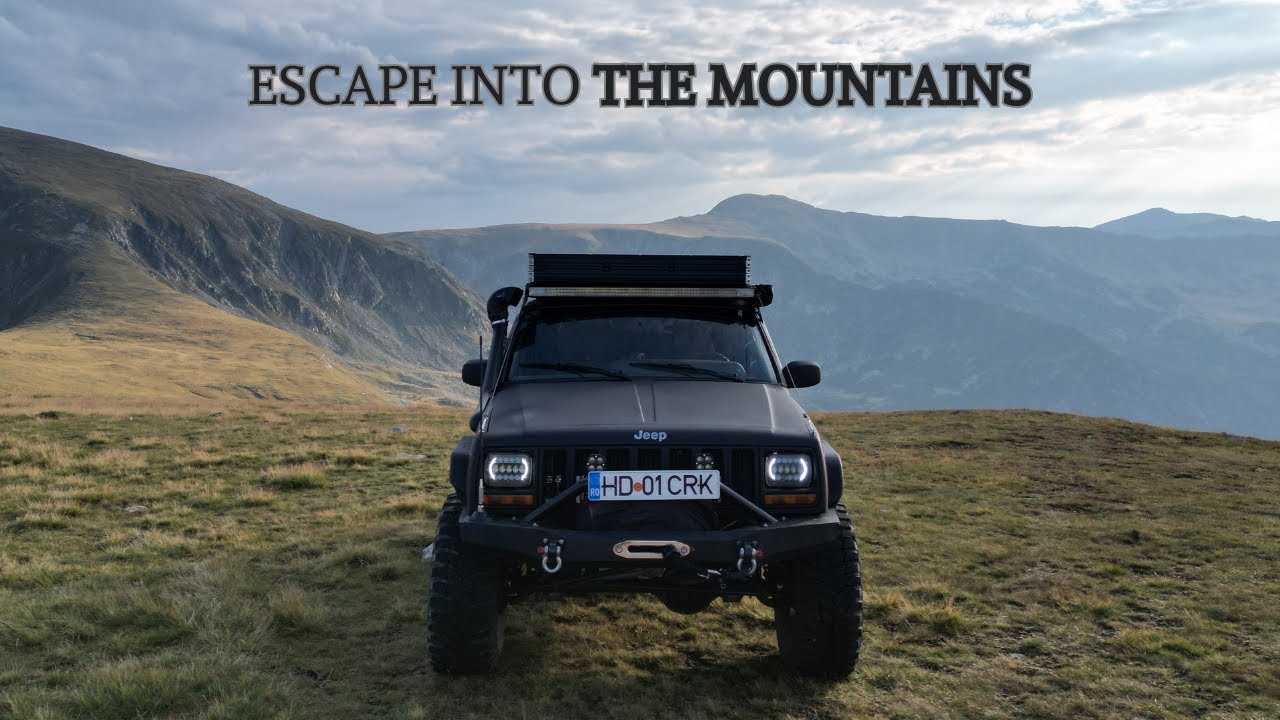 Jeep Cherokee SOLO Camping in Romania's Wild Nature [ ASMR || 4K ]