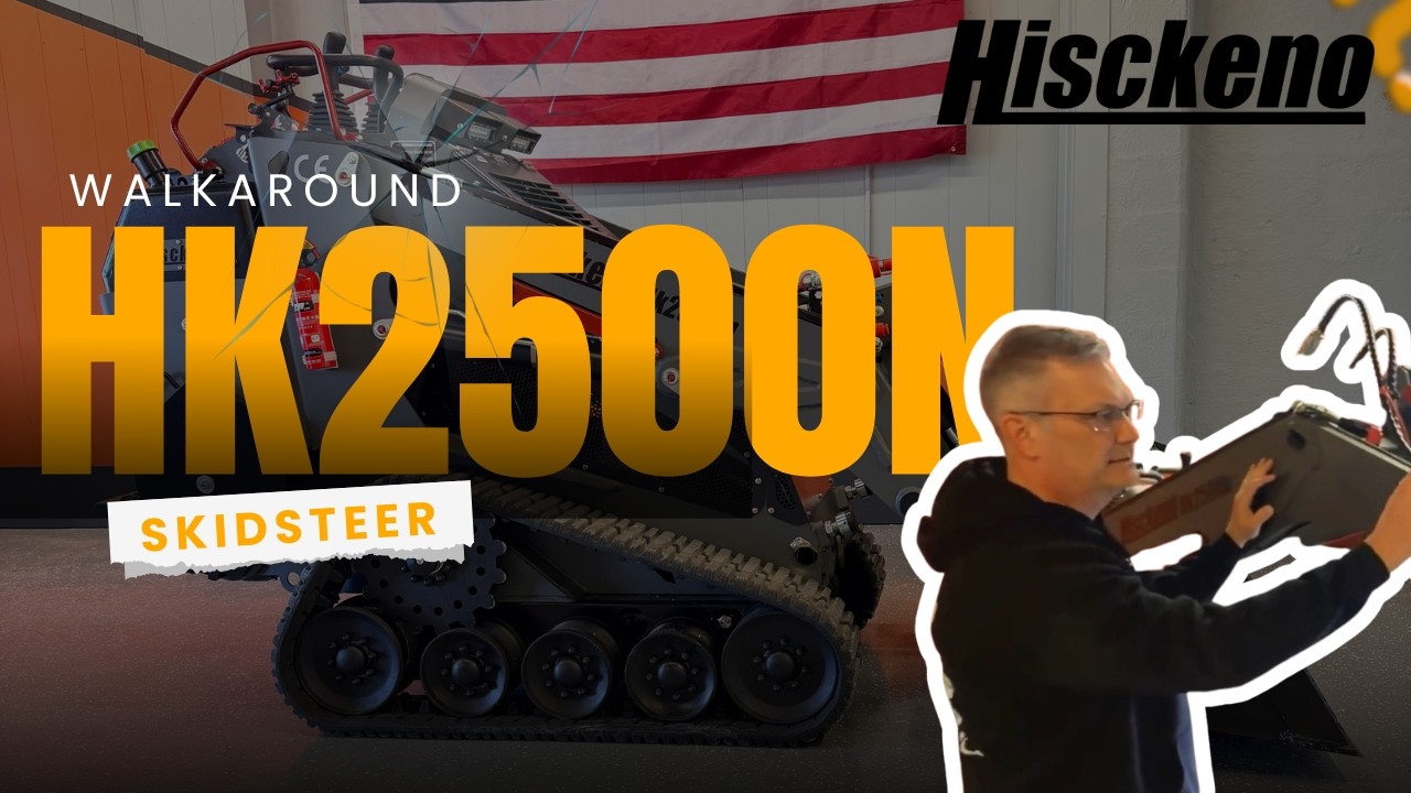HK2500N Skid Steer Walkaround 🔥 Power, Features & Why It Stands Out
