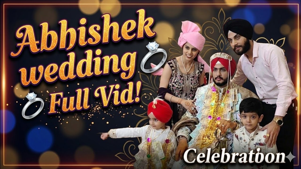 Abhishek wedding 💍 bells 😁 