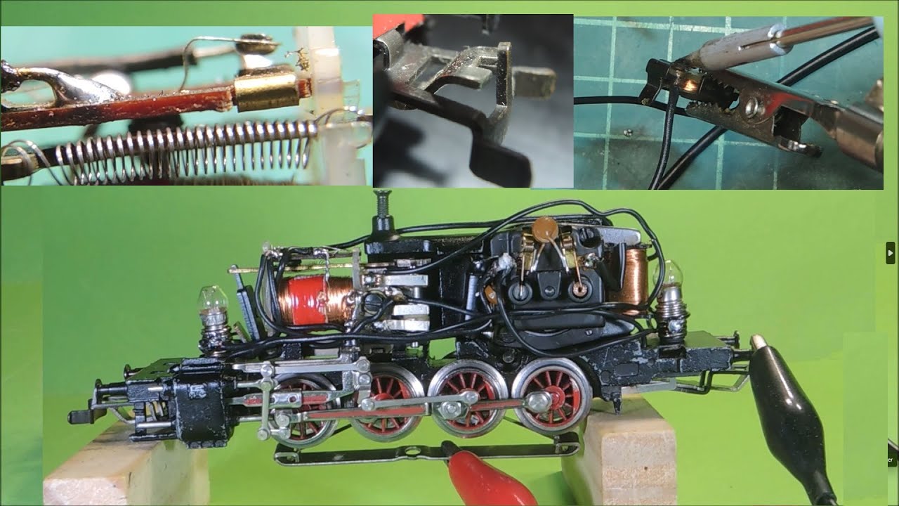 Märklin analog -Lok 3032 mit Telex-Kupplung nachrüsten zur 3031