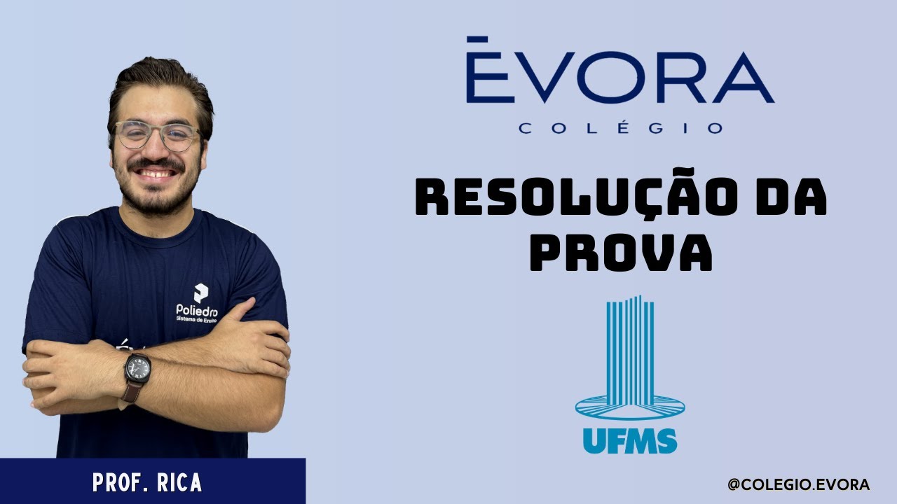 Resolução UFMS 2026 - Física - Prof. Rica