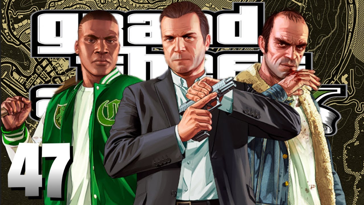 Геймплей Grand Theft Auto 5: Миссия - 47 - Сход с рельсов [Без комментариев]